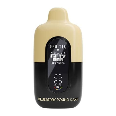 Fruitia x Fifty Bar 20K Blueberry Pound Cake
