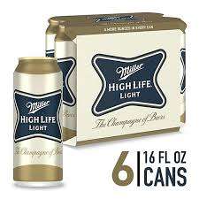 HIGH LIFE LIGHT CN 16OZ 6PK