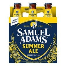 SAM ADAMS SUMMER ALE BTL 12OZ 6PK