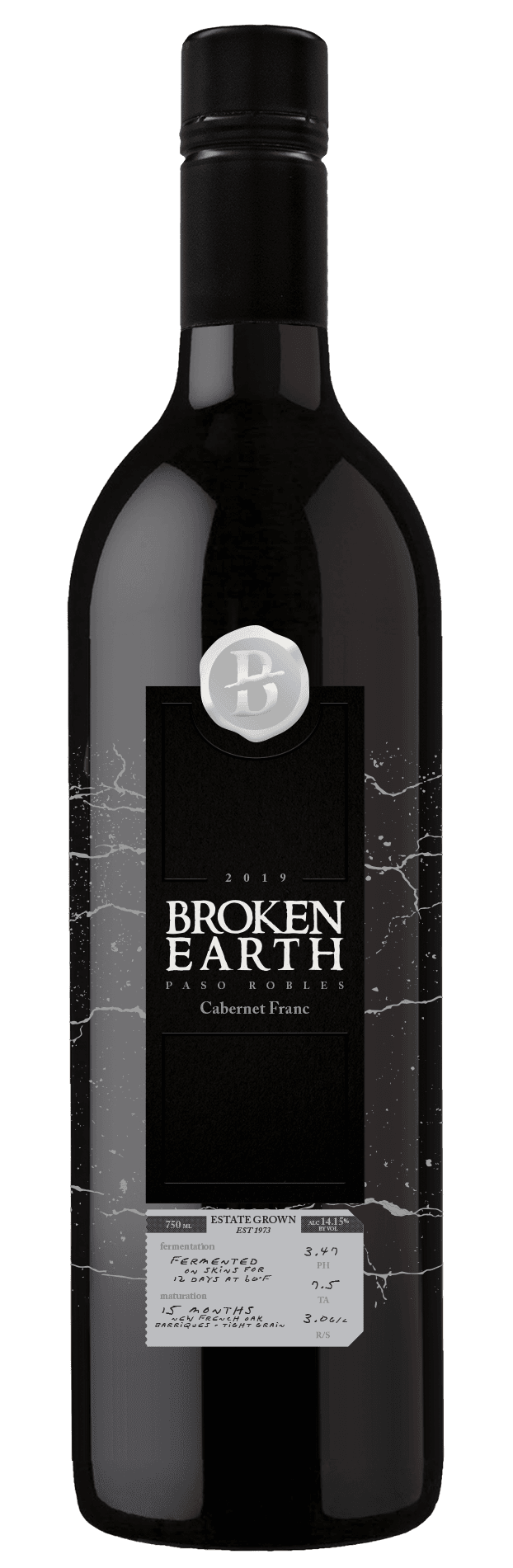Broken Earth Signature Series Cabernet Franc 750ml