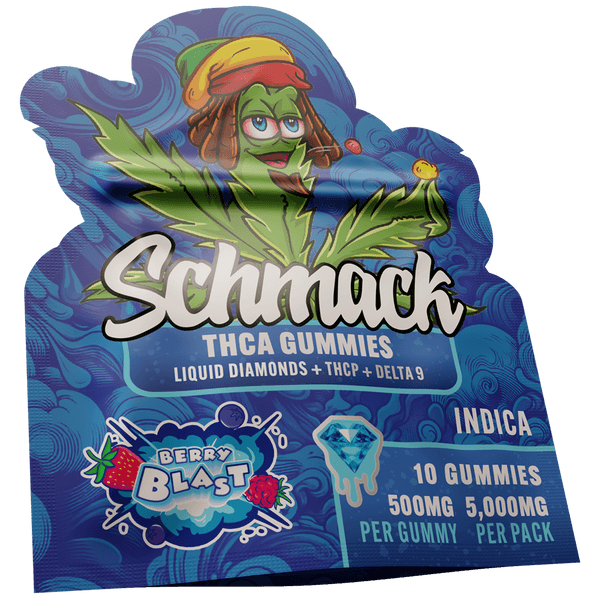 Schmack Gummies Liquid Diamonds Berry Blast 10ct