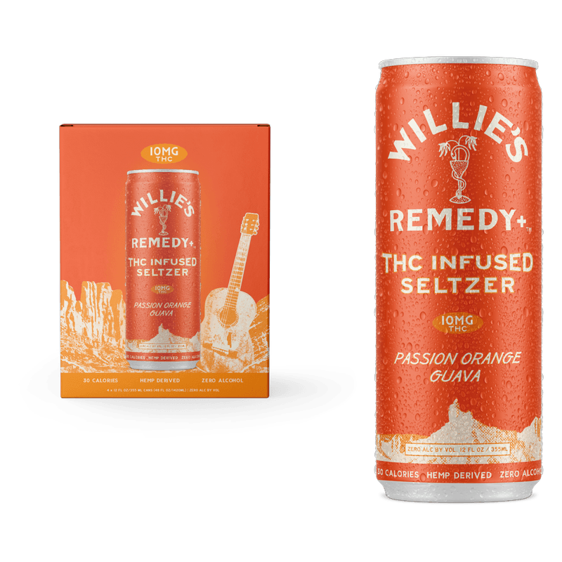 WILLIES REMEDY PASSION ORANGE 10MG CN 12OZ 4PK