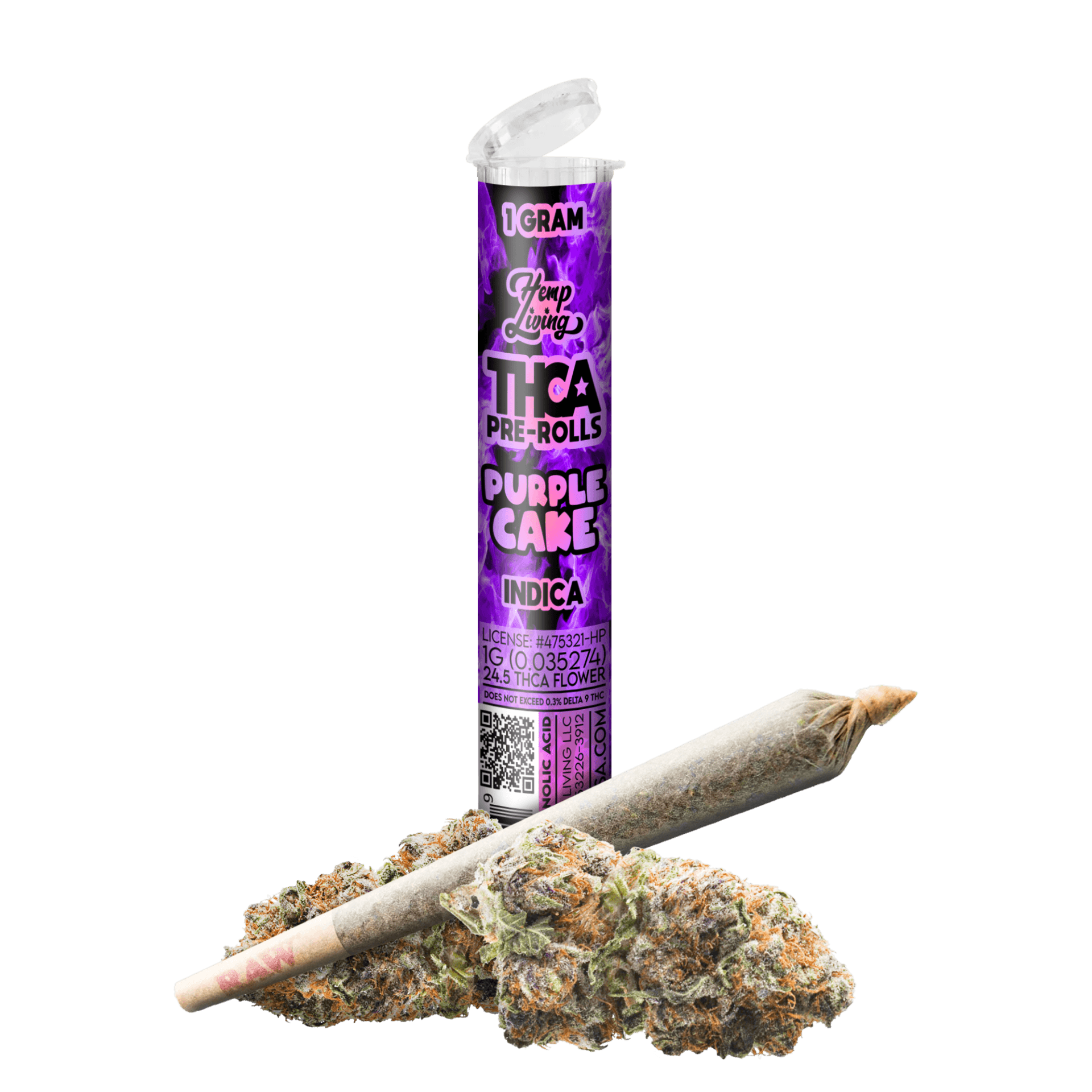 Hemp Living Purple Cake Pre-roll 1G