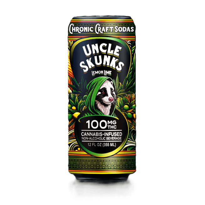 Uncle Skunks Lemon Lime 100mg Cn 12oz Single
