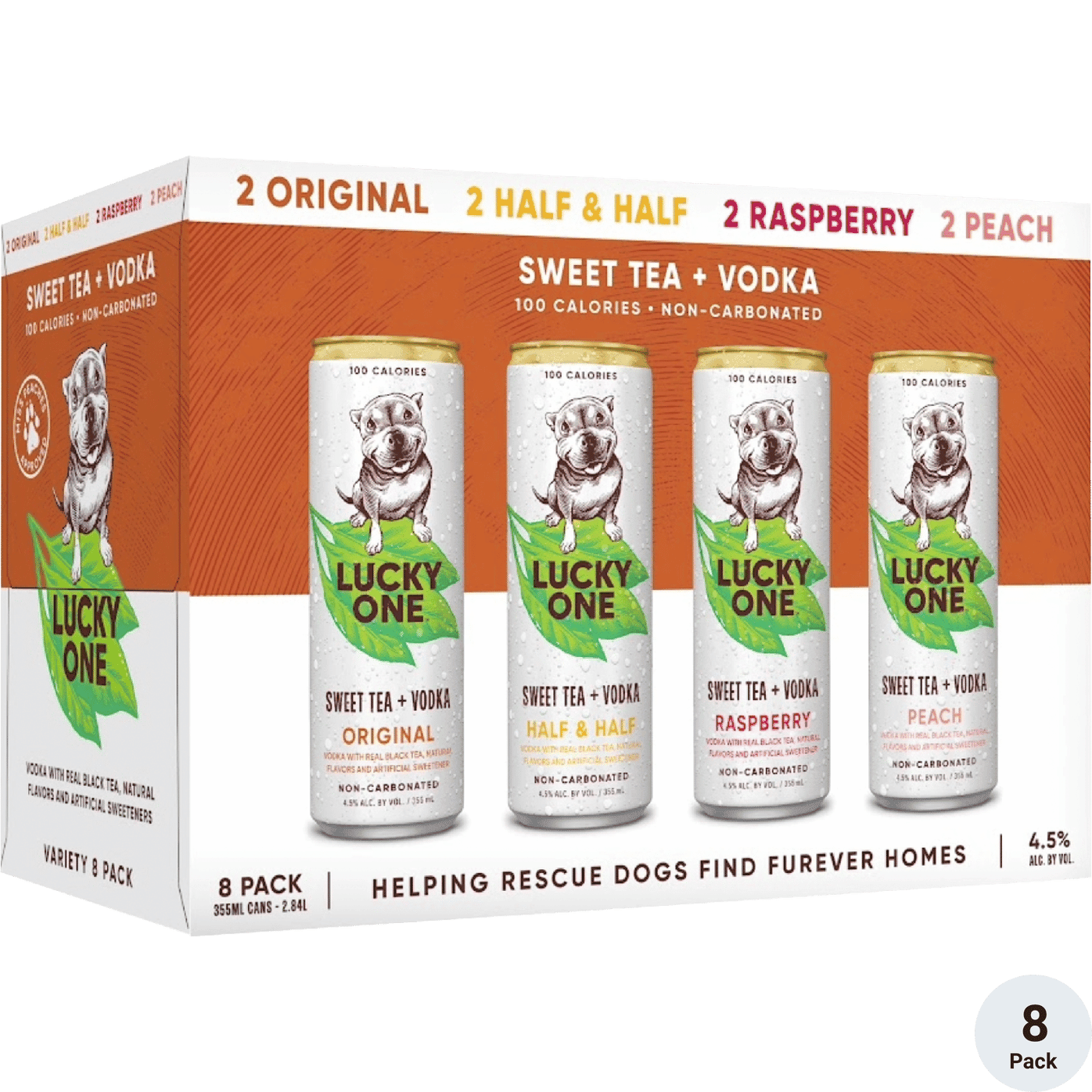 LUCKY ONE TEA VARIETY CN 355ML 8PK