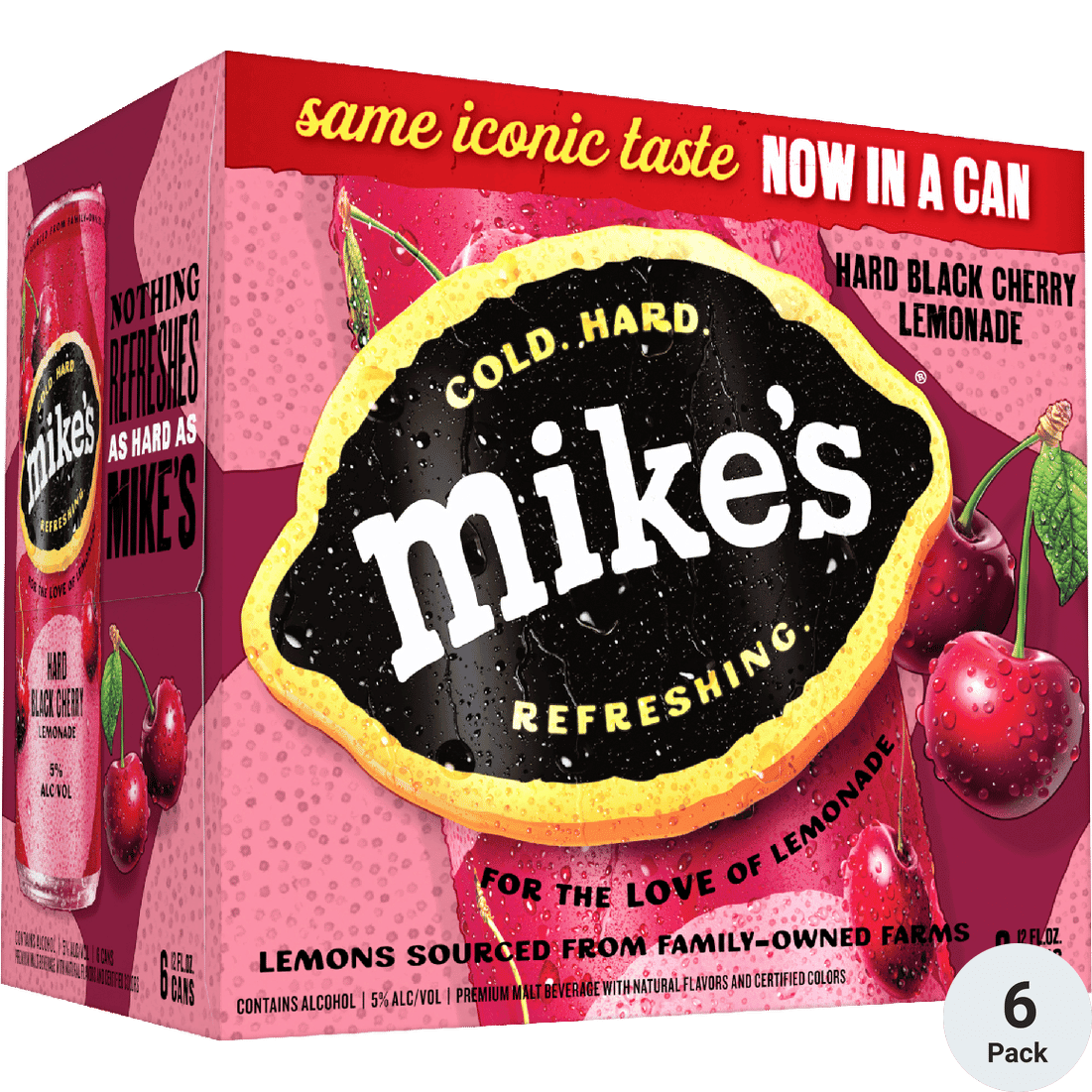 MIKES HARD BLACK CHERRY CN 12OZ 6PK