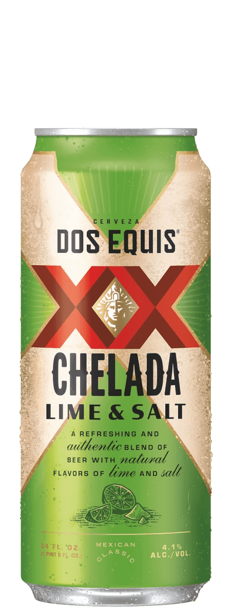 DOS XX CHELADA LIME & SALT CN 24OZ SINGLE