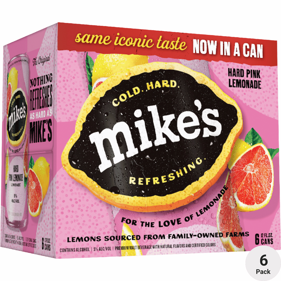 MIKES HARD PINK LEMONADE CN 12OZ 6PK