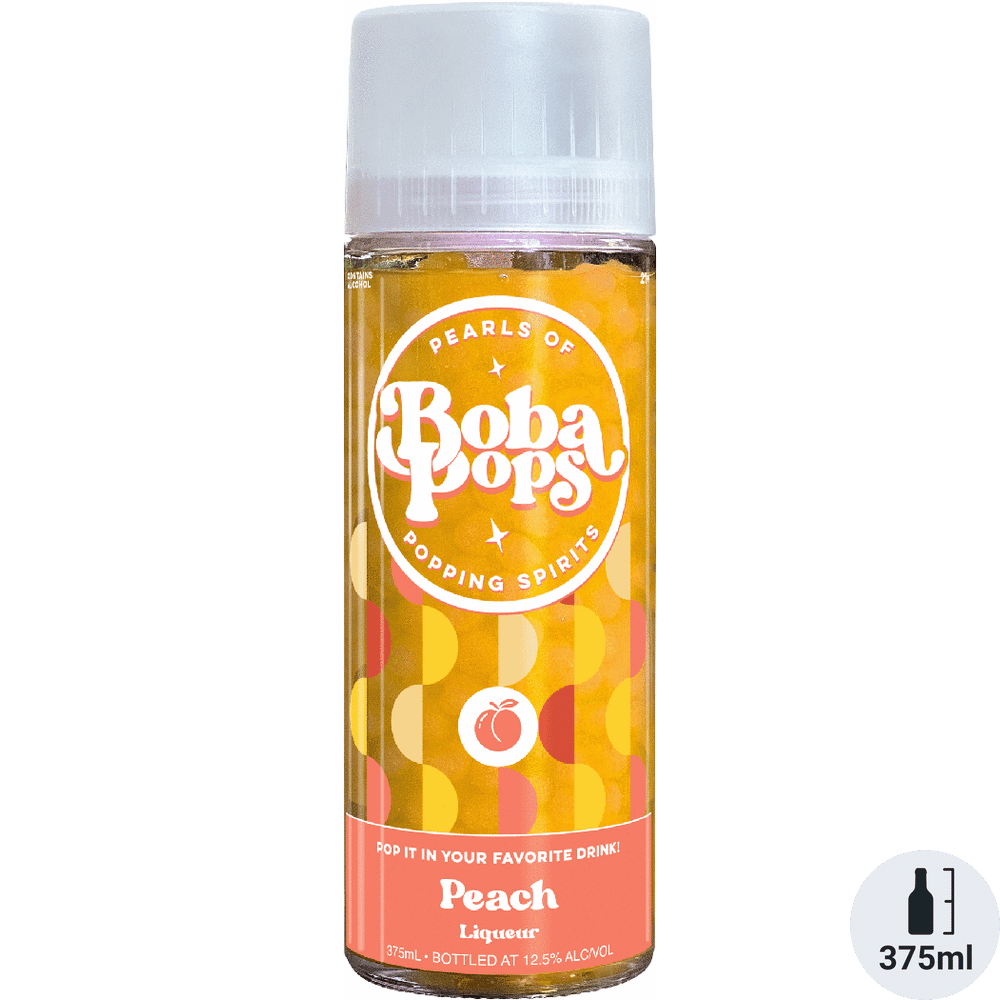BOBA POPS PEACH 375ML