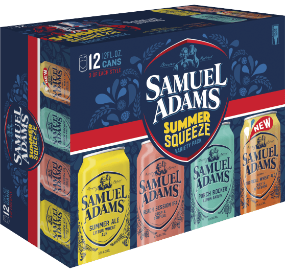 SAM ADAMS SUMMER VARIETY CN 12OZ 12PK
