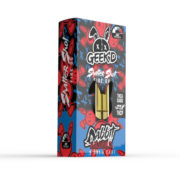 Geek'd Dabbit Shatter Shot Fire OG .5g