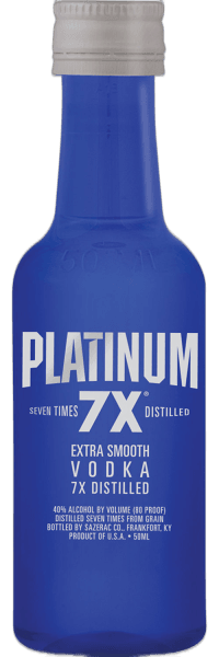 PLATINUM 7X VODKA 50ML
