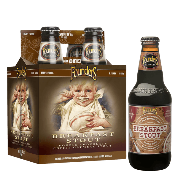 FOUNDERS BREAKFAST STOUT BTL 12OZ 4PK