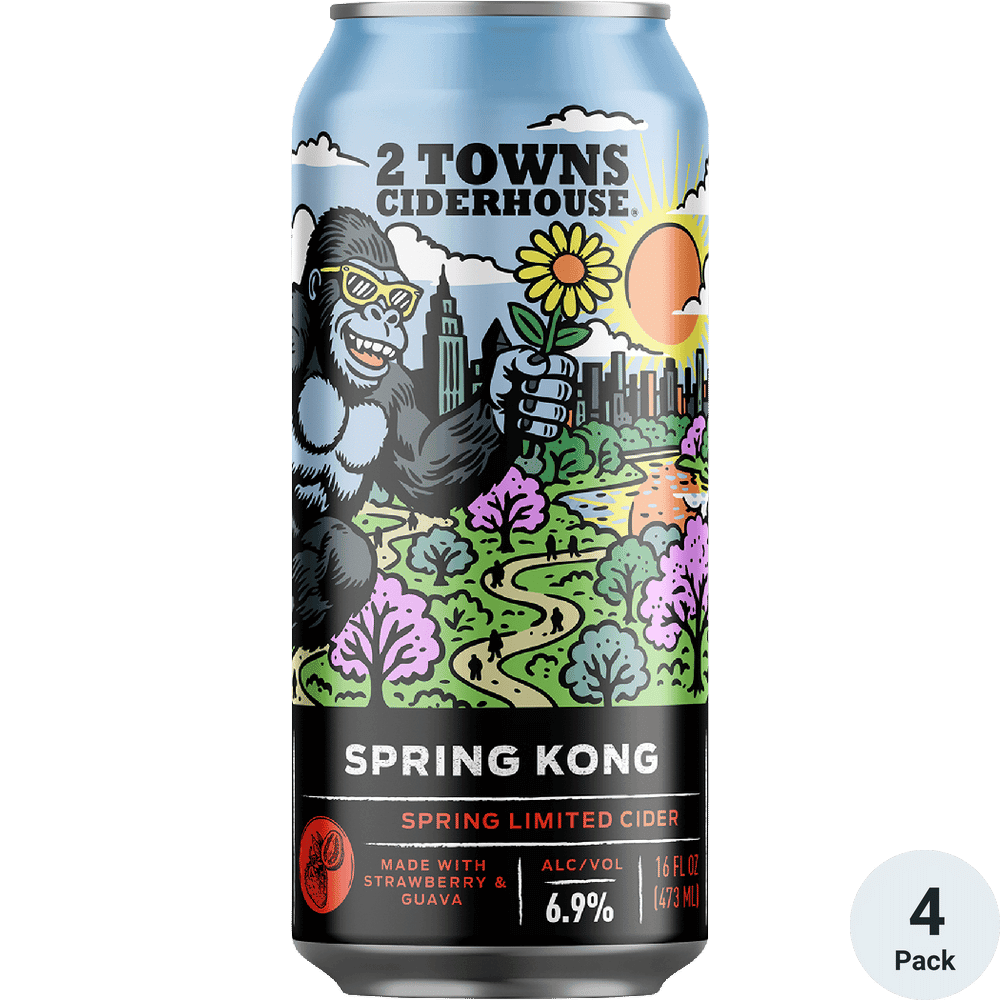 2 TOWNS SPRING KONG CN 16OZ 4PK