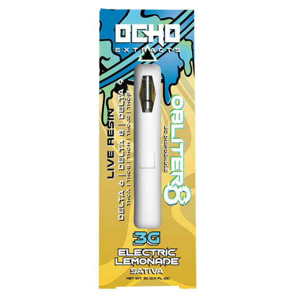 Ocho Obliter8 Live Resin Blends Electric Lemonade 3G
