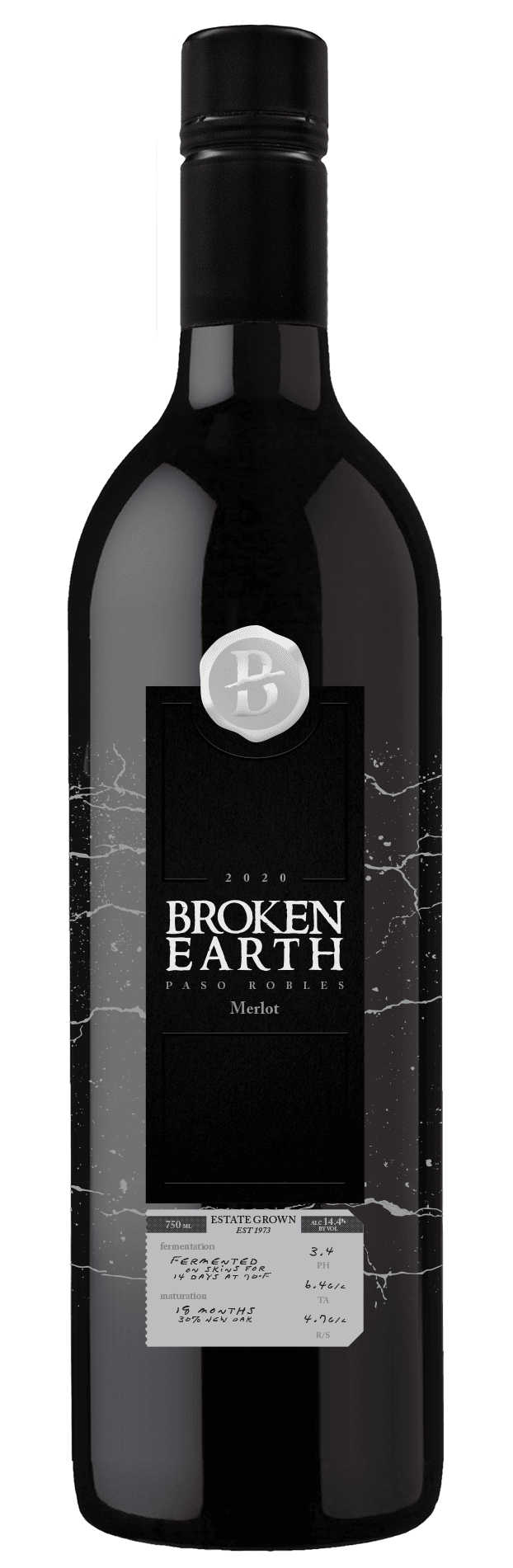 Broken Earth Signature Series Merlot 750ML