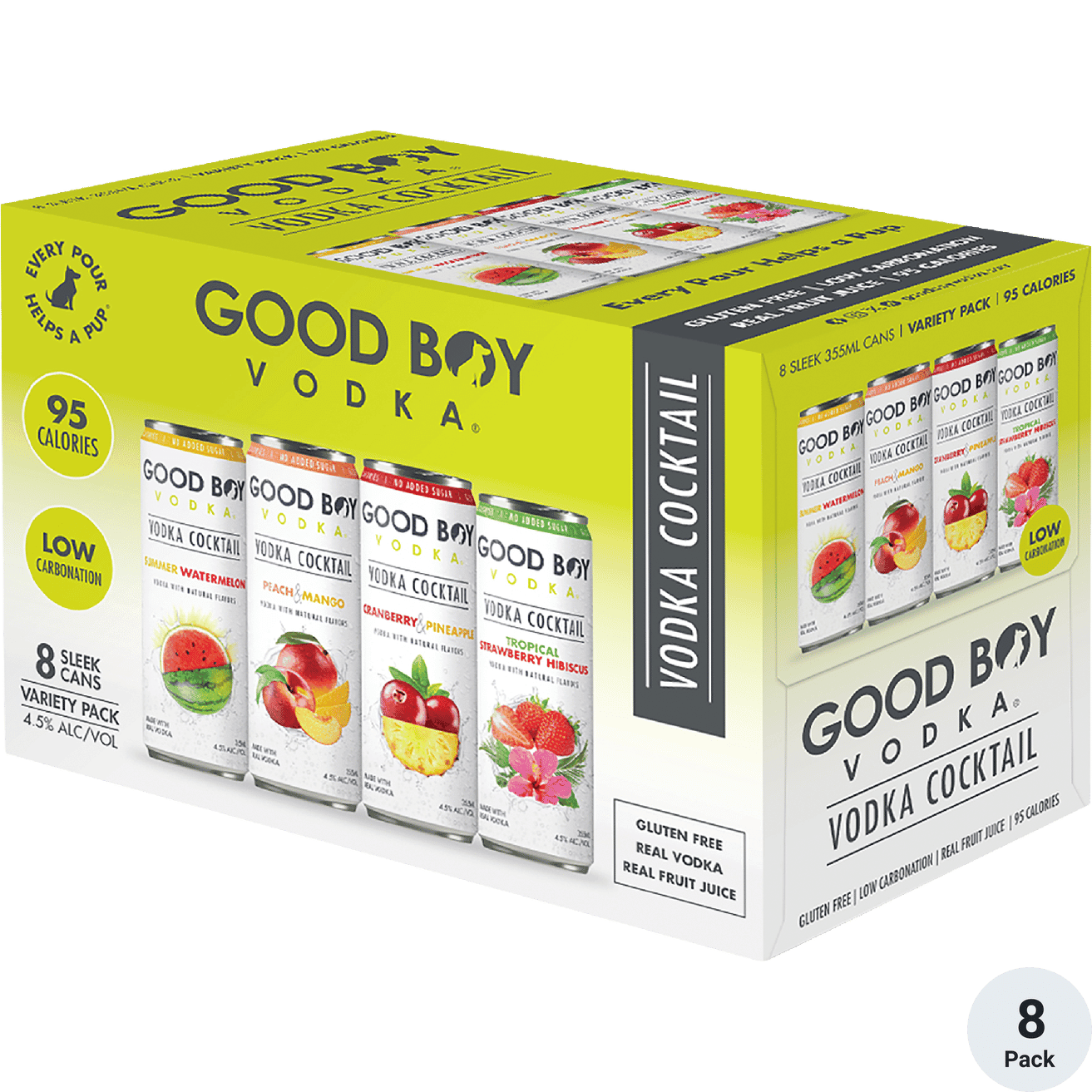 GOOD BOY COCKTAIL VARIETY CN 12OZ 8PK