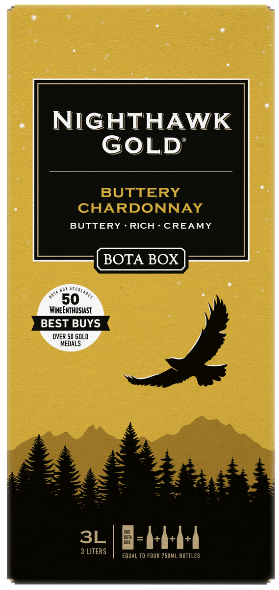 BOTA BOX NIGHTHAWK BUTTERY CHARDONNAY 3L