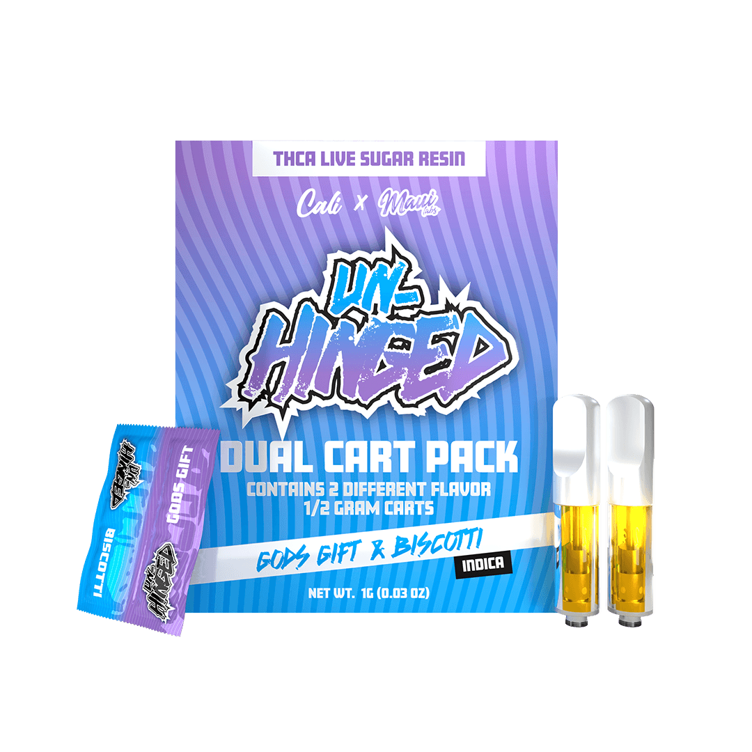 Un Hinged Dual Cart Packs Gods Gift + Biscotti