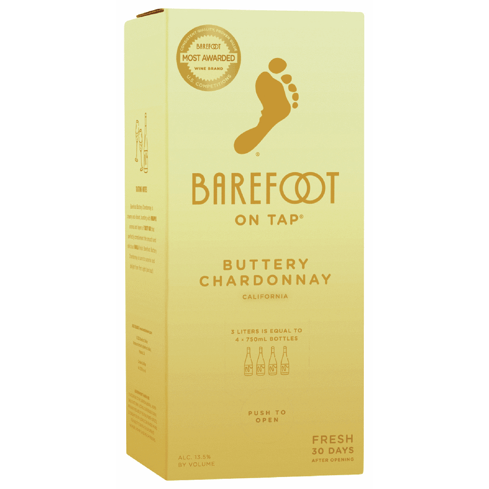 Barefoot Buttery Chardonnay 3L