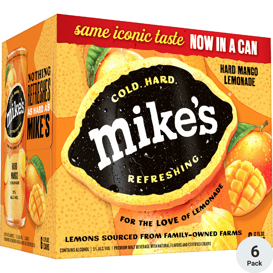 MIKES HARD MANGO CN 12OZ 6PK