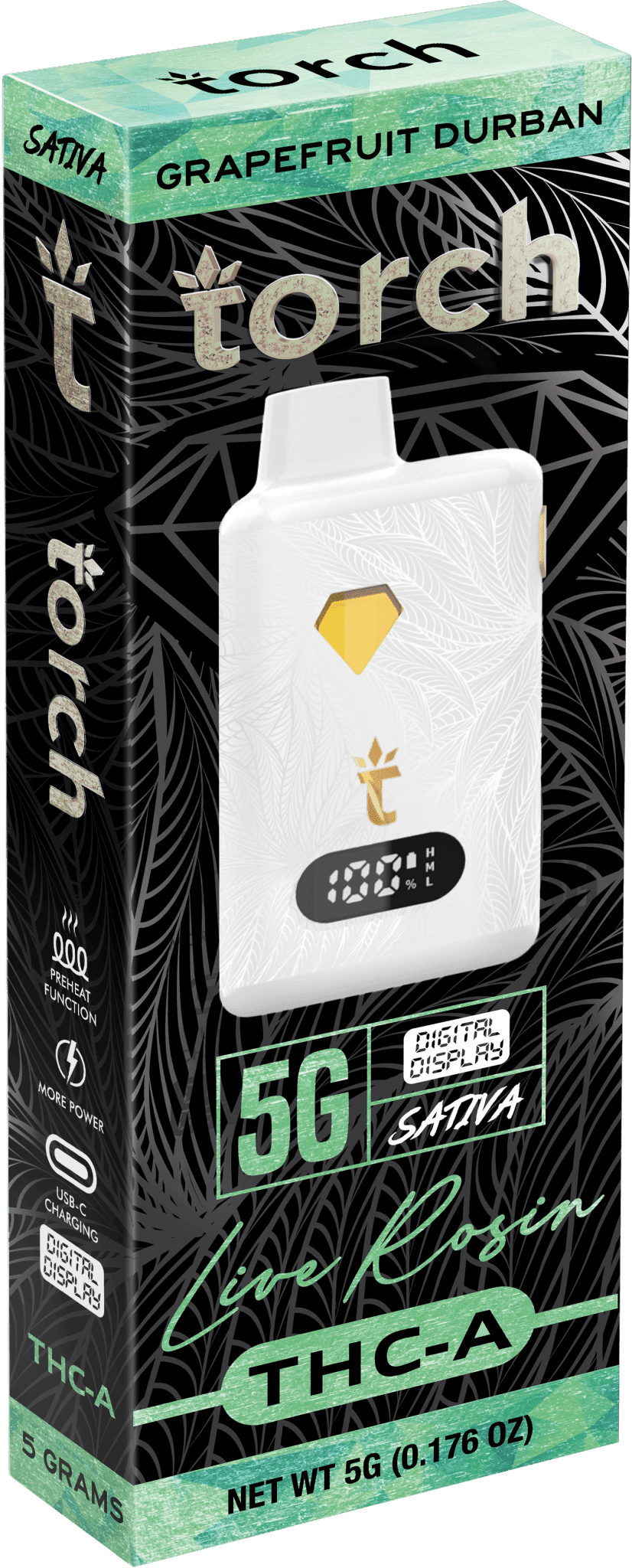 Torch Live Rosin Grapefruit Durban 5g