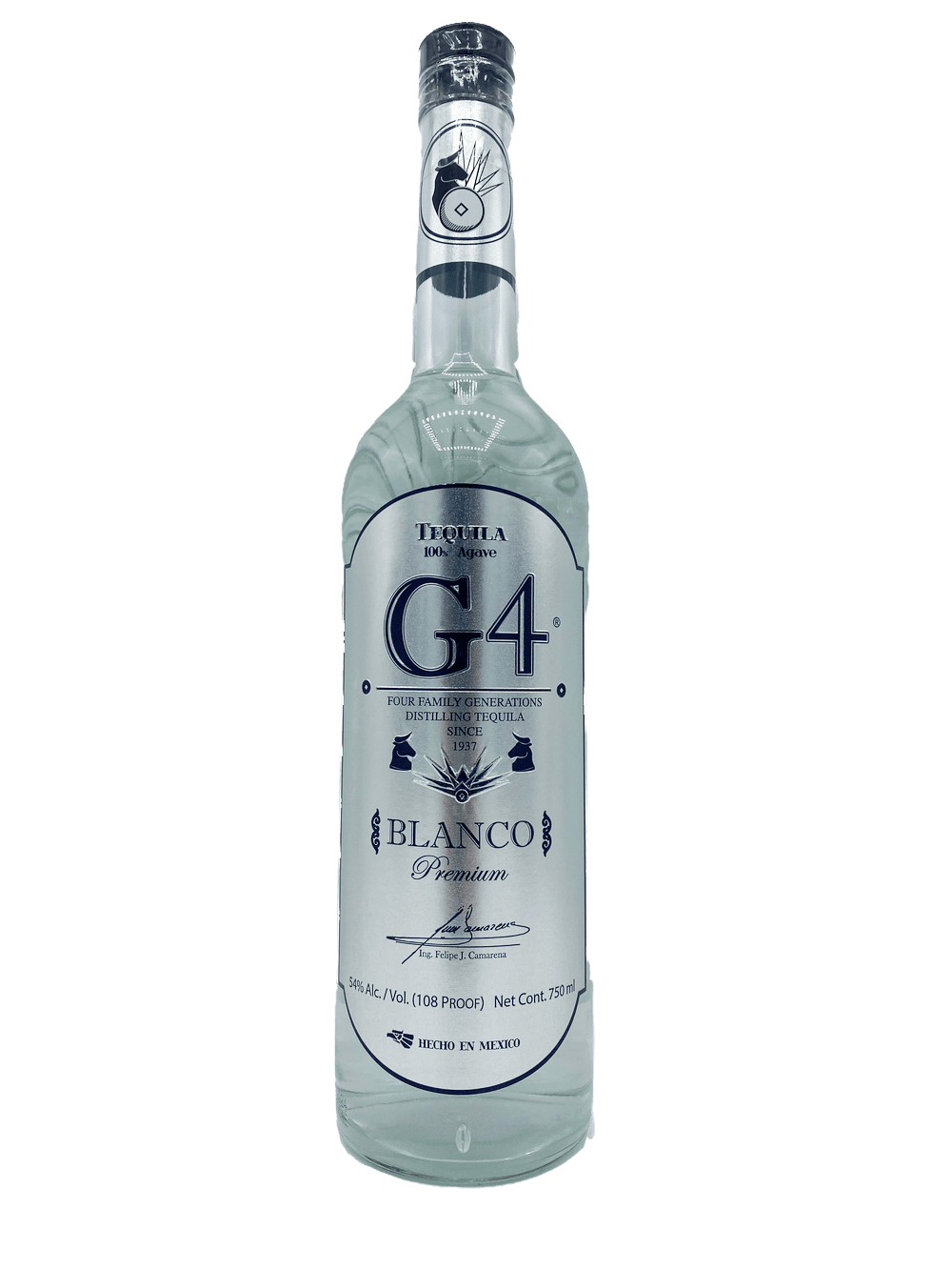 G4 Tequila Blanco 108PF 750ml