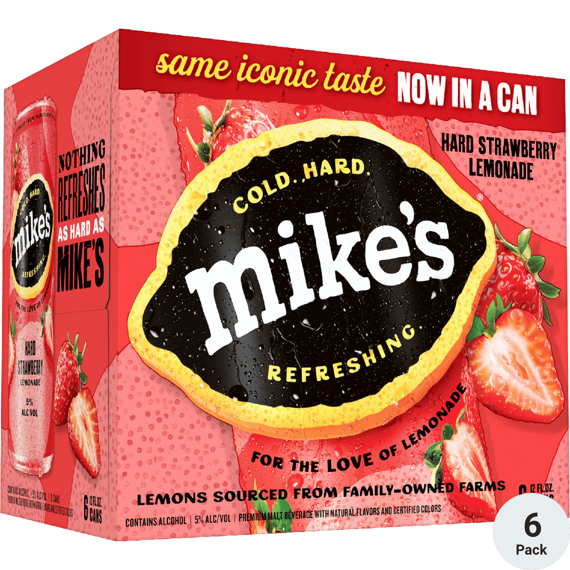 MIKES HARD STRAWBERRY CN 12OZ 6PK