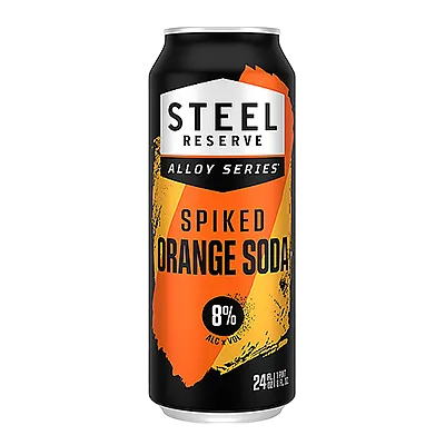 STEEL RESERVE ORANGE SODA CN 24OZ