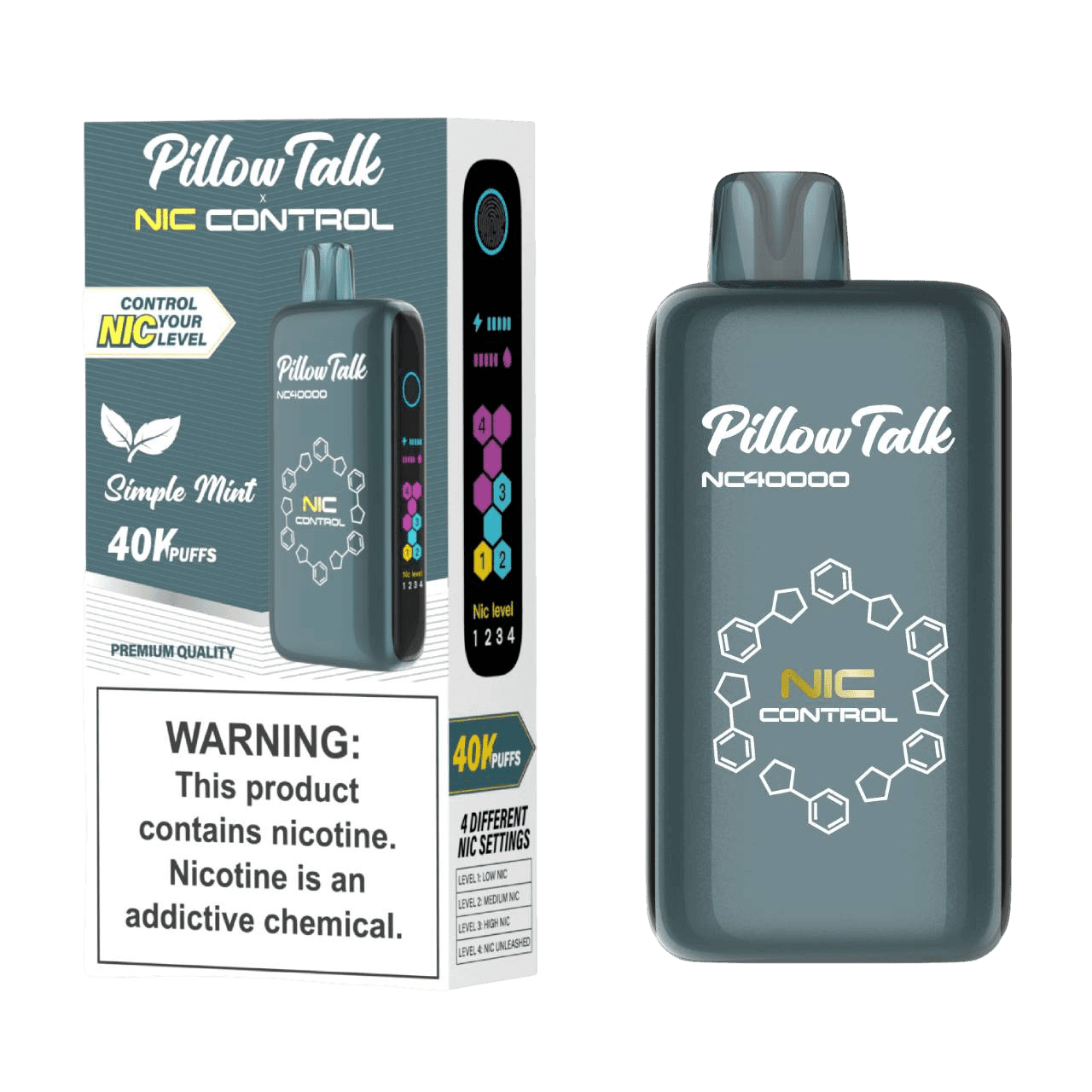 Pillow Talk Nic Control Simple Mint