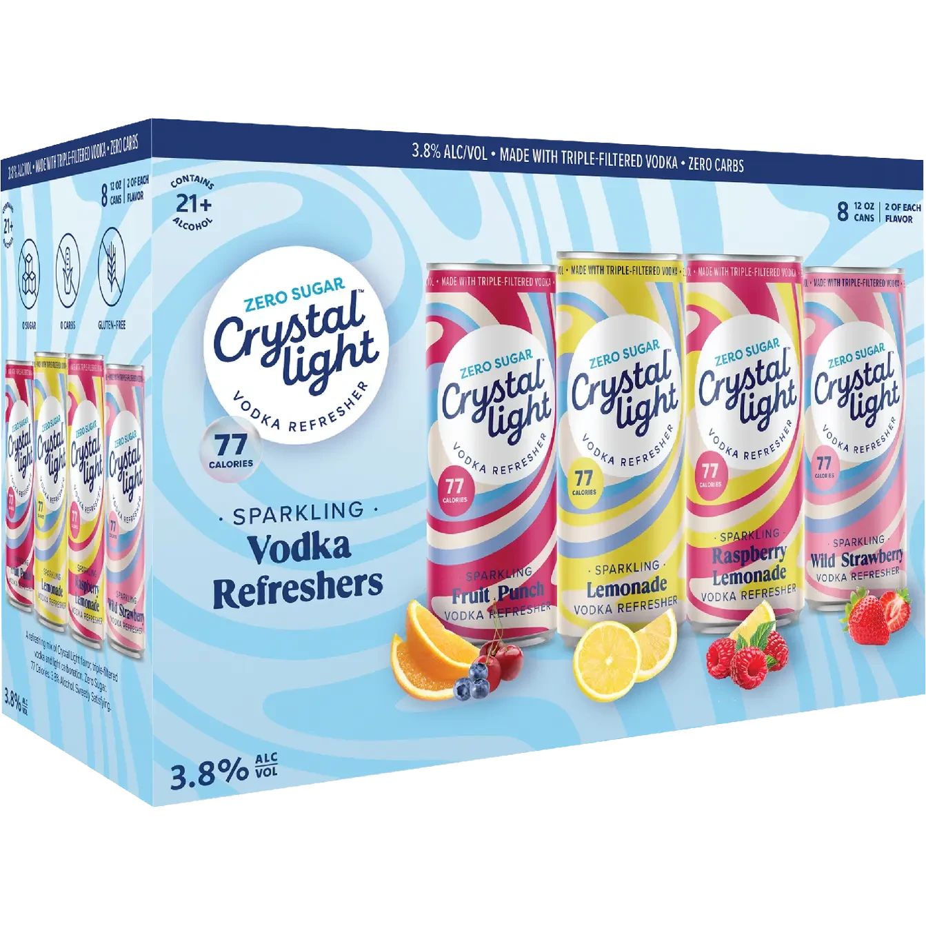CRYSTAL LIGHT VARIETY CN 12OZ 8PK