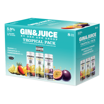 GIN & JUICE ICED TEA & LEMONADE VARIETY CN 12OZ 8PK