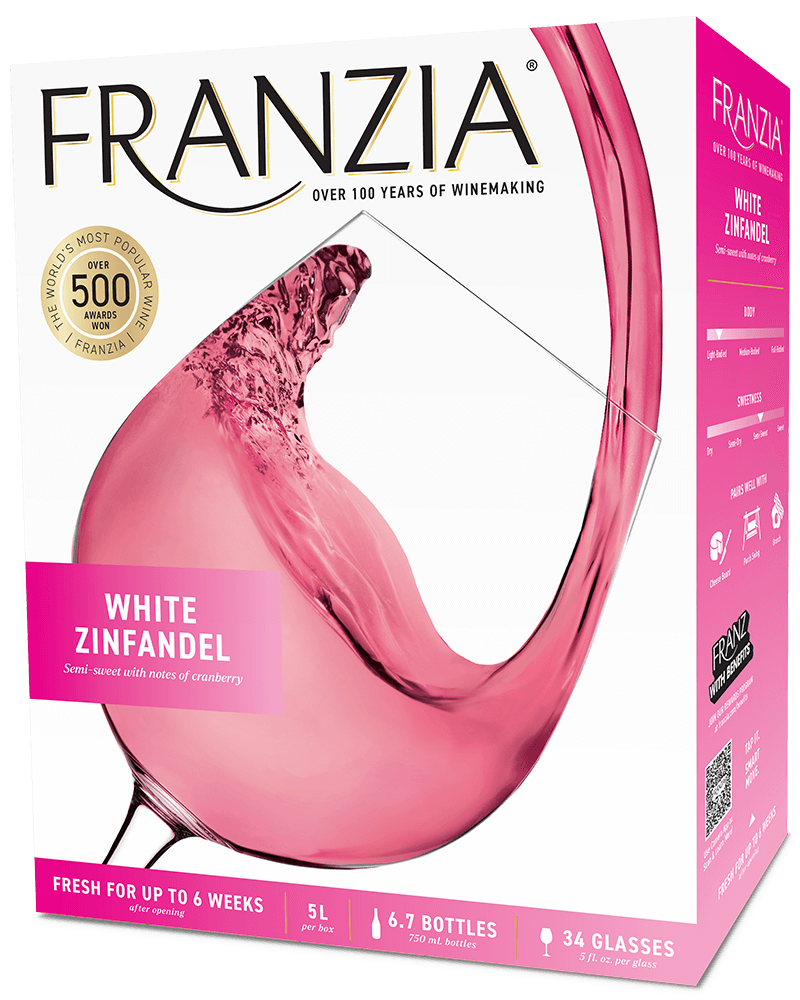 FRANZIA WHITE ZINFANDEL 5L