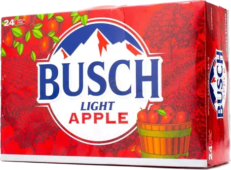 BUSCH LIGHT APPLE CN 12OZ 24PK