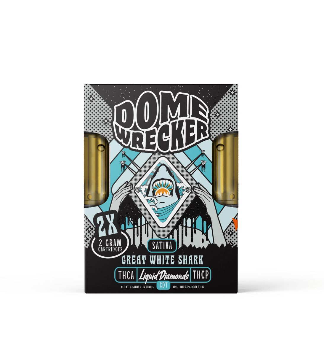 Domewrecker 2X2G Cartridges Great White Shark