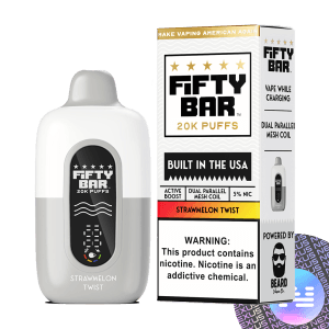Fifty Bar v2 White Series Strawmelon Twist