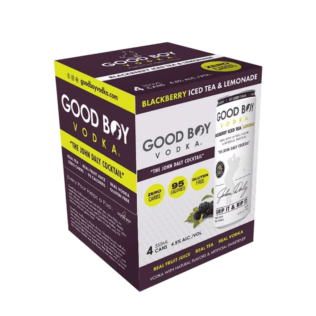 GOOD BOY BLACKBERRY ICED TEA CN 12OZ 4PK