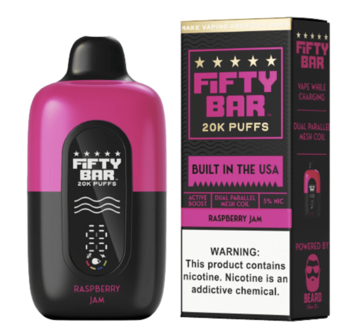 Fifty Bar v2 Black Series Raspberry Jam